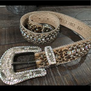 BB Simon leopard hair on belt small